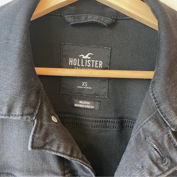 Hollister Black Denim Jacket - Picture 4 of 5